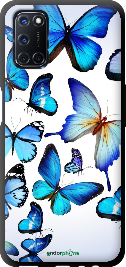 TPU чехол Бабочки для Oppo A52 - 6023b-1930 изображение 