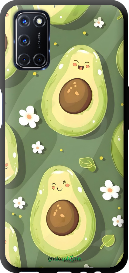 TPU чехол Авокадо для Oppo A52 - 6380b-1930 изображение 