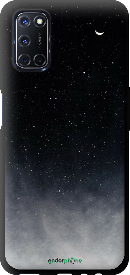 TPU чехол Голубые облака, Голубая луна для Oppo A52 - 6396b-1930 изображение 