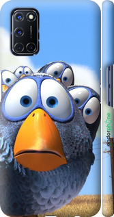3D пластиковый матовый чехол Angry Birds для Oppo A52 - 6008m-1930 изображение 