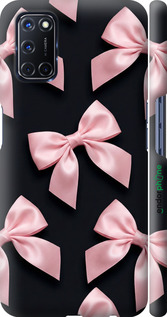3D пластиковий матовий чехол Coquette Ribbons Dark Coquette для Oppo A52 - 6767m-1930 изображение 
