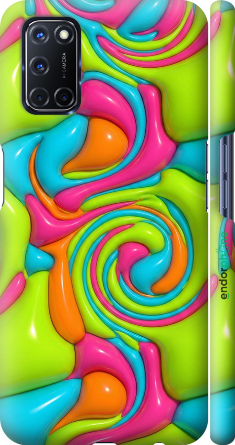 3D пластиковий матовий чехол Y2K Jelly Dream для Oppo A52 - 6780m-1930 изображение 