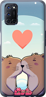 2D пластиковый чехол Капибара любовь для Oppo A52 - 6027t-1930 изображение 