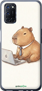 2D пластиковый чехол 'Funny Capybara CEO Working' для Oppo A52 изображение 2
