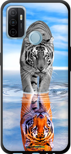 TPU чехол Тигр для Oppo A53 - 6016b-568 изображение 