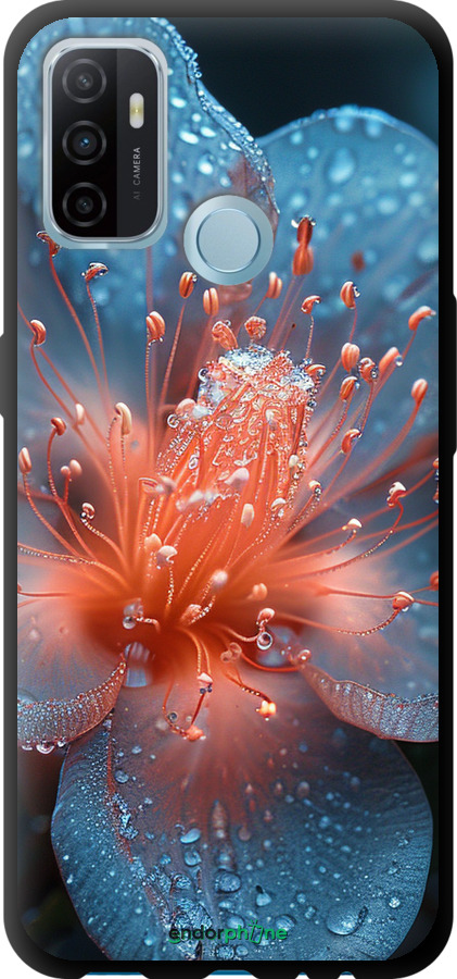TPU чехол Роса на квітці для Oppo A53 - 6039b-568 изображение 