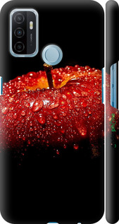 3D пластиковый матовый чехол Яблоко для Oppo A53 - 6022m-568 изображение 