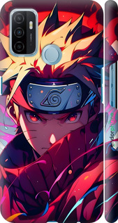 3D пластиковый матовый чехол Наруто для Oppo A53 - 6274m-568 изображение 