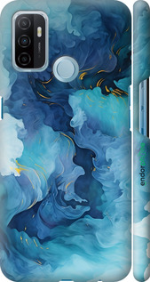 3D пластиковий матовий чехол Акварель для Oppo A53 - 6320m-568 изображение 