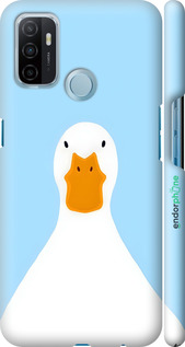 3D пластиковий матовий чехол Гусак для Oppo A53 - 6350m-568 изображение 