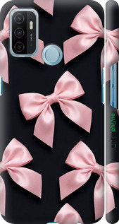 3D пластиковий матовий чехол Coquette Ribbons Dark Coquette для Oppo A53 - 6767m-568 изображение 