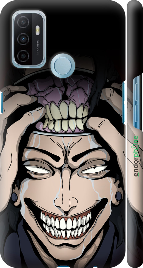 3D пластиковый матовый чехол Магическая Битва Kenjaku для Oppo A53 - 6151m-568 изображение 