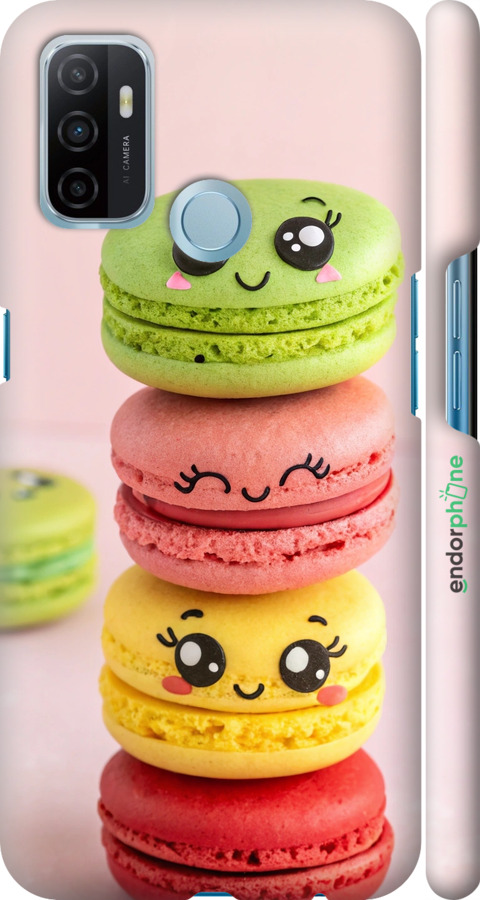 3D пластиковий матовий чехол Печиво для Oppo A53 - 6693m-568 изображение 