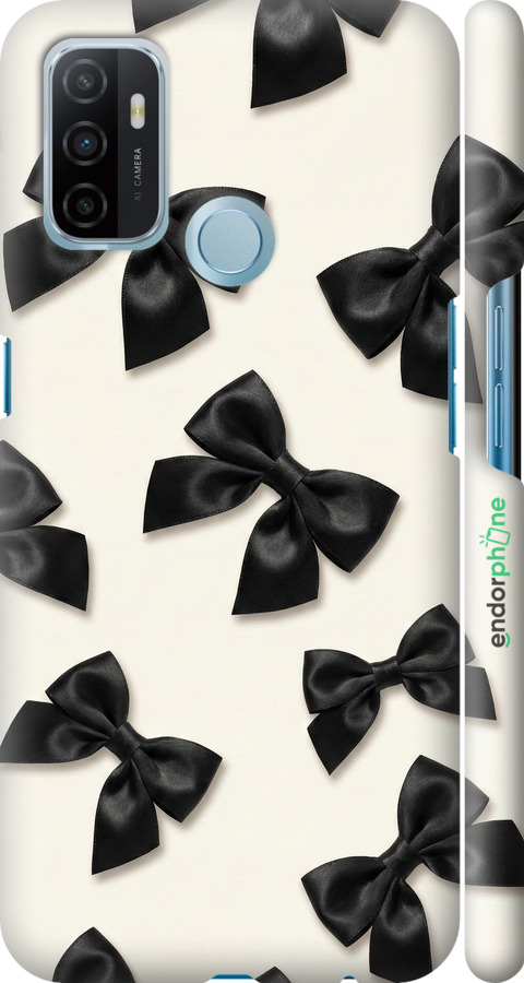 3D пластиковый матовый чехол Dark Coquette для Oppo A53 - 6765m-568 изображение 