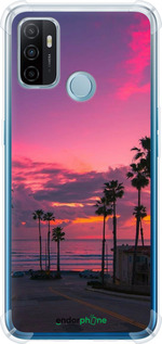 Силикон с усиленными углами чехол Пальмы для Oppo A53 - 5873sp-568 изображение 