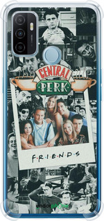 Силіконовий протиударний с посиленими кутами чехол Друзі для Oppo A53 - 6276sp-568 изображение 