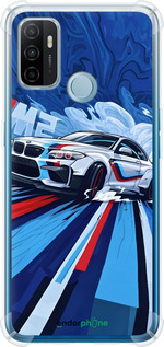 Силикон с усиленными углами чехол БМВ для Oppo A53 - 6292sp-568 изображение 