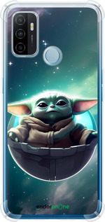 Силикон с усиленными углами чехол Малышь йода для Oppo A53 - 6294sp-568 изображение 