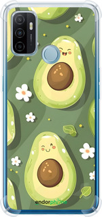 Силикон с усиленными углами чехол Авокадо для Oppo A53 - 6380sp-568 изображение 