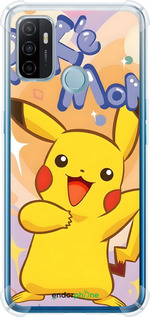 Силикон с усиленными углами чехол Пикачу для Oppo A53 - 6383sp-568 изображение 