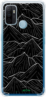 Силикон с усиленными углами чехол С изображением Темных гор для Oppo A53 - 6489sp-568 изображение 