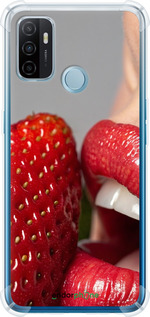 Силіконовий протиударний с посиленими кутами чехол Насолода для Oppo A53 - 6701sp-568 изображение 