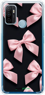 Силикон с усиленными углами чехол Coquette Ribbons Dark Coquette для Oppo A53 - 6767sp-568 изображение 