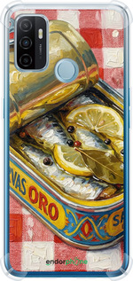 Силіконовий протиударний с посиленими кутами чехол Vintage Sardine Tin Phone для Oppo A53 - 6772sp-568 изображение 