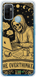 Силикон с усиленными углами чехол The Overthinker для Oppo A53 - 6774sp-568 изображение 