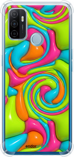Силіконовий протиударний с посиленими кутами чехол Y2K Jelly Dream для Oppo A53 - 6780sp-568 изображение 
