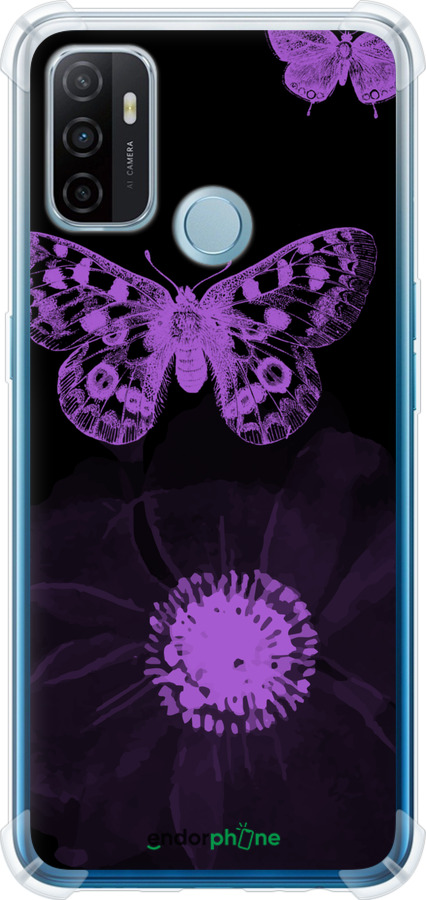 Силикон с усиленными углами чехол Нежность для Oppo A53 - 5906sp-568 изображение 