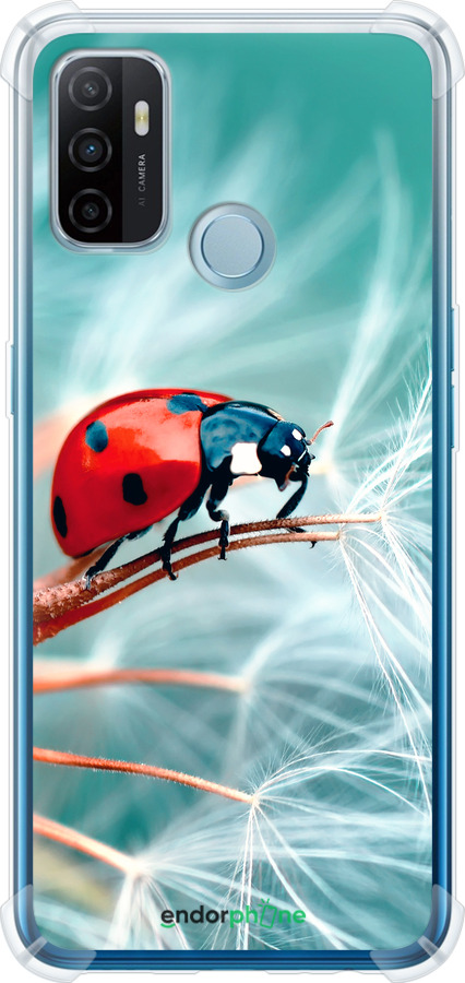 Силіконовий протиударний с посиленими кутами чехол Сонечко для Oppo A53 - 6049sp-568 изображение 