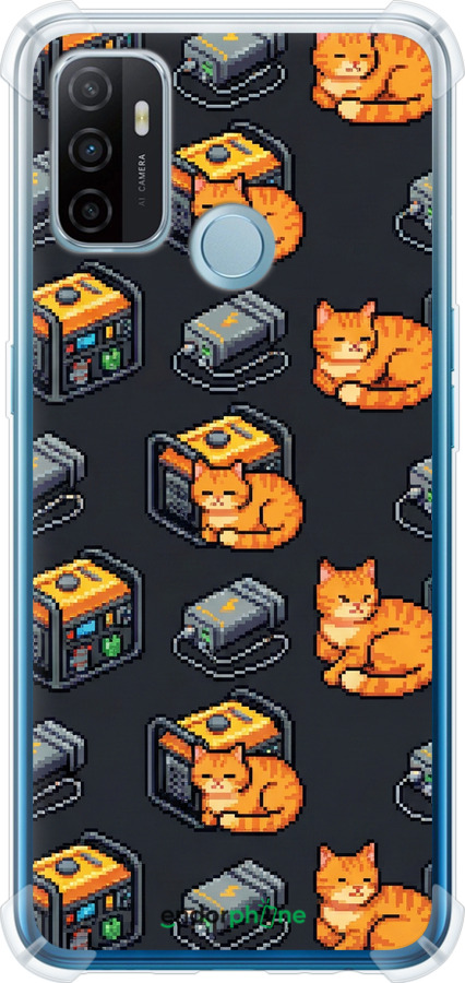 Силикон с усиленными углами чехол Autonomous Zone для Oppo A53 - 6771sp-568 изображение 