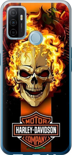 Силиконовый чехол Харлей девидсон для Oppo A53 - 6370u-568 изображение 
