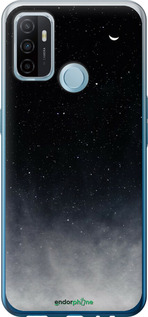 Силиконовый чехол Сині хмари, Синій місяць для Oppo A53 - 6396u-568 изображение 