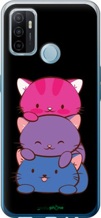 Силіконовий чехол Милі котятка для Oppo A53 - 6518u-568 изображение 