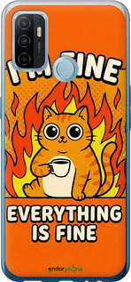 Силіконовий чехол Funny Cat для Oppo A53 - 6786u-568 изображение 