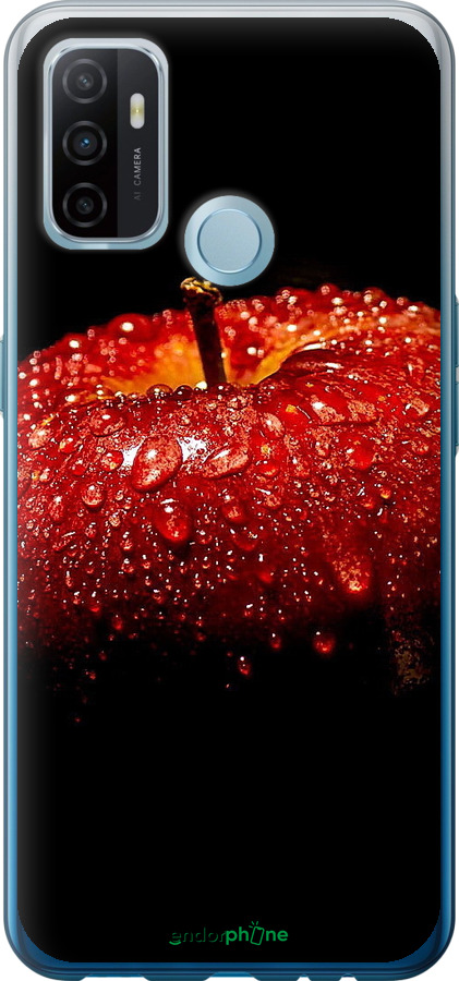Силиконовый чехол Яблоко для Oppo A53 - 6022u-568 изображение 