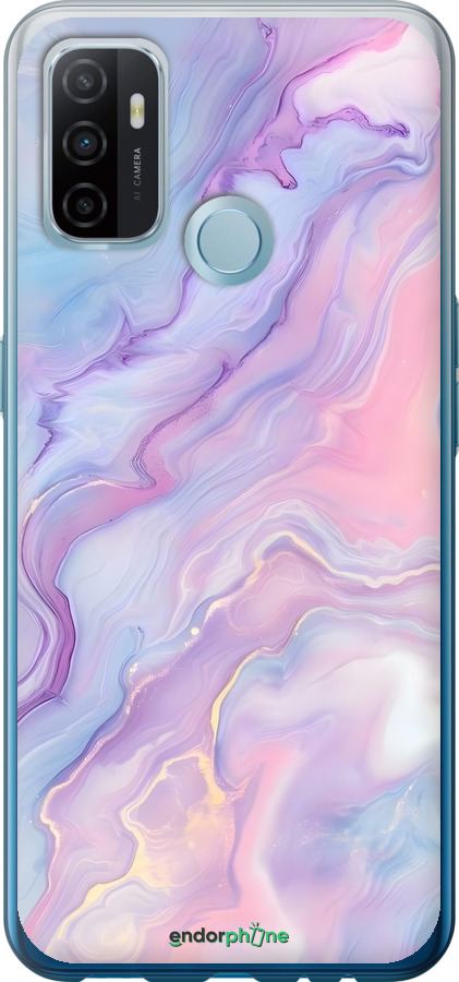 Силіконовий чехол Нежный мрамор для Oppo A53 - 6310u-568 изображение 