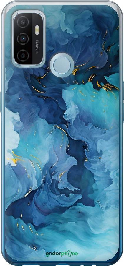 Силиконовый чехол Акварель для Oppo A53 - 6320u-568 изображение 