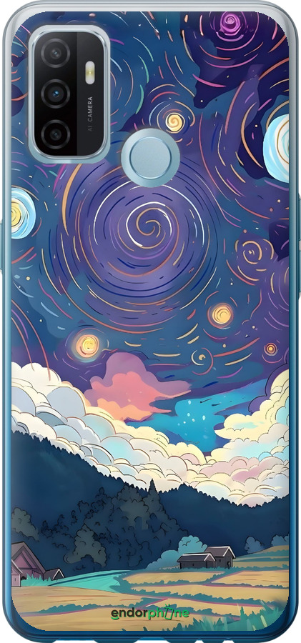 Силіконовий чехол Креативний арт для Oppo A53 - 6322u-568 изображение 