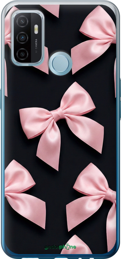 Силіконовий чехол Coquette Ribbons Dark Coquette для Oppo A53 - 6767u-568 изображение 