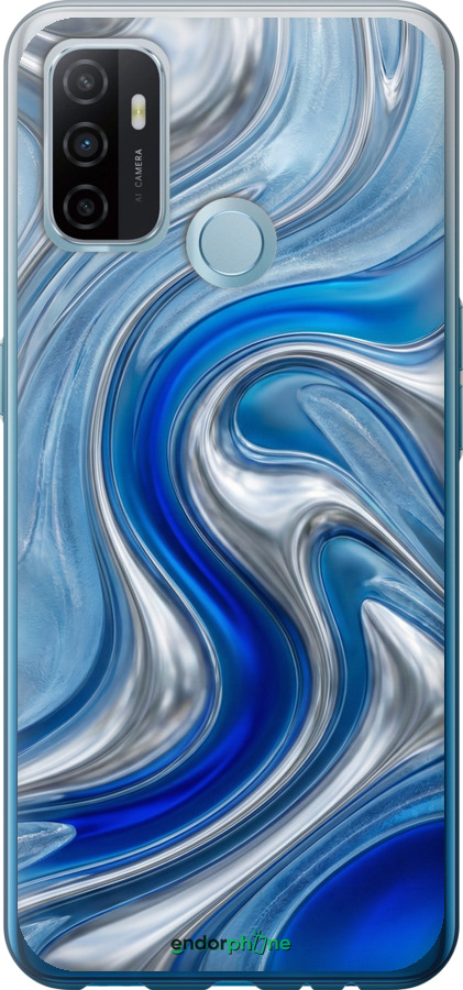 Силиконовый чехол Liquid Chrome для Oppo A53 - 6781u-568 изображение 