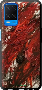 TPU чехол Абстрактная композиция в красных тонах для Oppo A54 - 6541b-2306 изображение 
