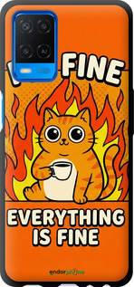 TPU чехол Funny Cat для Oppo A54 - 6786b-2306 изображение 