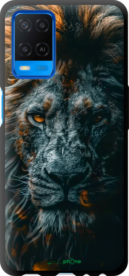 TPU чехол Лев в сумерках для Oppo A54 - 6154b-2306 изображение 