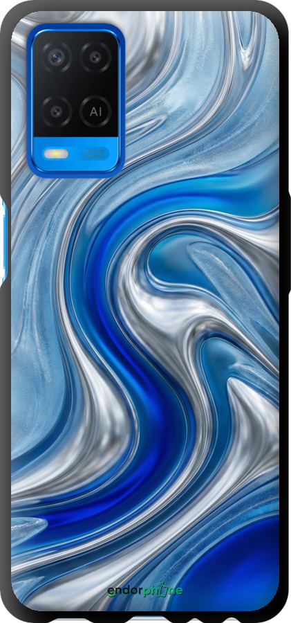 TPU чехол Liquid Chrome для Oppo A54 - 6781b-2306 изображение 