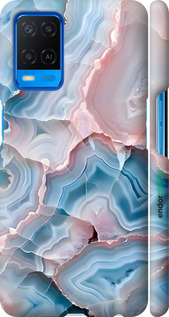 3D пластиковий матовий чехол Мрамор для Oppo A54 - 6306m-2306 изображение 