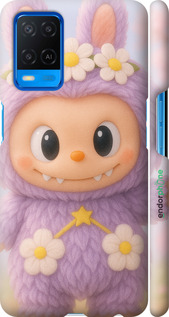3D пластиковый матовый чехол Лабубу 1 для Oppo A54 - 6709m-2306 изображение 
