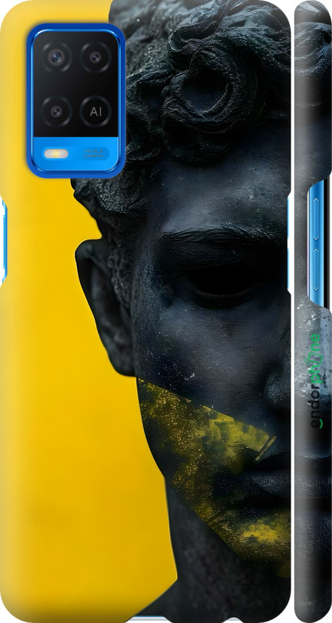 3D пластиковый матовый чехол Статуя арт для Oppo A54 - 6330m-2306 изображение 